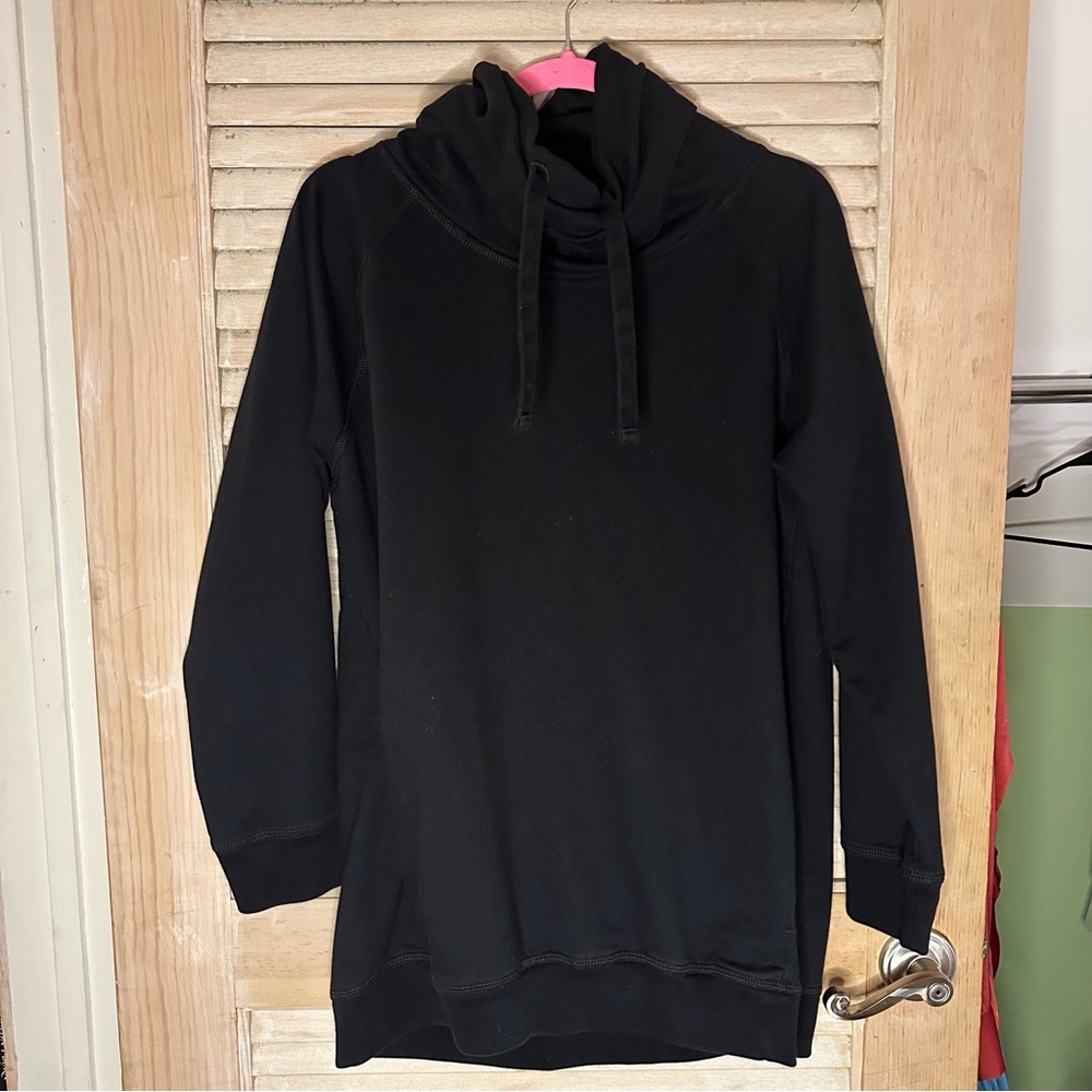 102 Gap - Black Cowl Neck hooded sweatshirt - size xl
